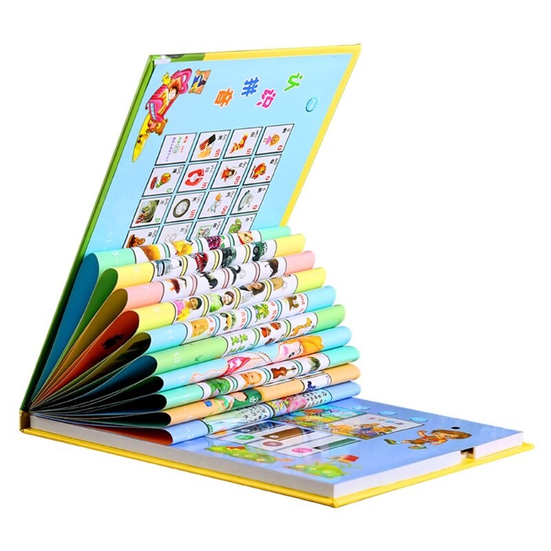 Child Kids English Chinese Learning Machine Early Education Intelligence Puzzle Storybook Point Reading Bilingual Book: Default Title