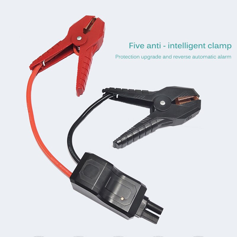 Car Jump Starter 12v Starting Safety Device Portable LED Spotlight Emergency Car Booster Charging Set Polymer Lithium Battery