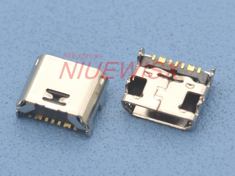 5 stks 7 PIN 7pin mini micro usb charging jack dock connector plug socket poort voor Samsung i9082 i9080 i879 i8552 i869
