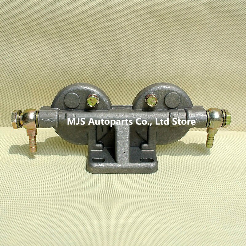 FF5327 FF5052 Kraftstoff Wasser Trennung Filter Für Fleetguard 1119G-030 T64101003 WBF1235 231-1105020 Doppel Tasse Basis Öl Filter: doppelt Tasse Schrauben
