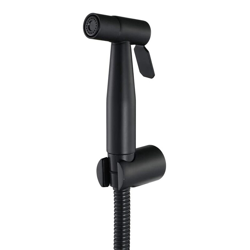 Bidet Sproeier Voor Wc Zwarte Wc Handheld Bidet Sproeier Zelfreinigende Handheld Bidet Sproeier Kit Met Sproeier Slang: Default Title