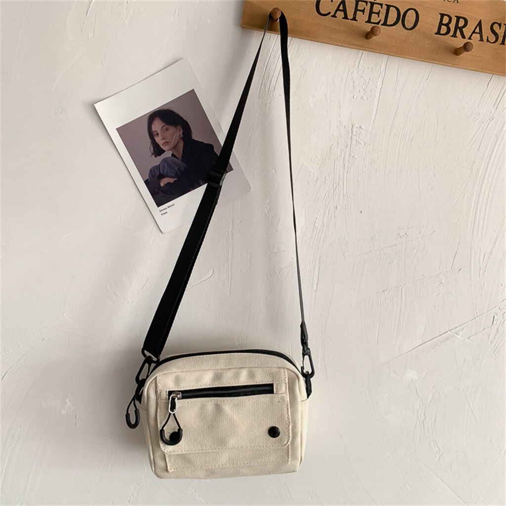 Aelicy Schoudertas Vrouwen Schoudertas Toevallige Canvas Tas Met Rits Messenger Bag Schoudertas Tote Canvas Tas Vrouwen