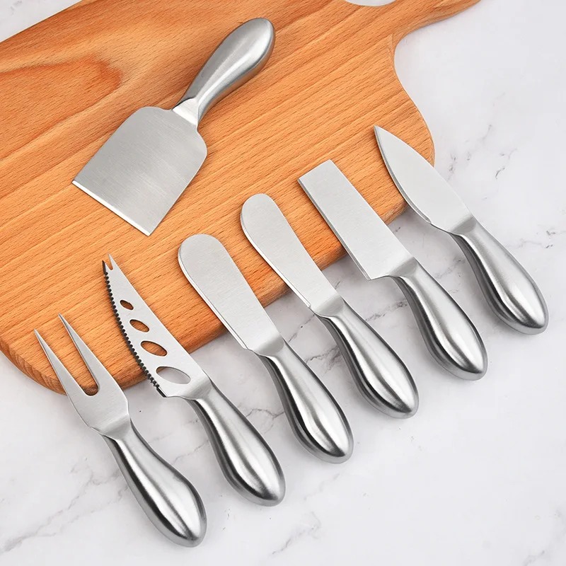 Multifunctionele Kaas Bestek Bakken Gereedschap Set Rvs Slicer Keuken Gadgets Boter Mes Mini Cake Brood Messen
