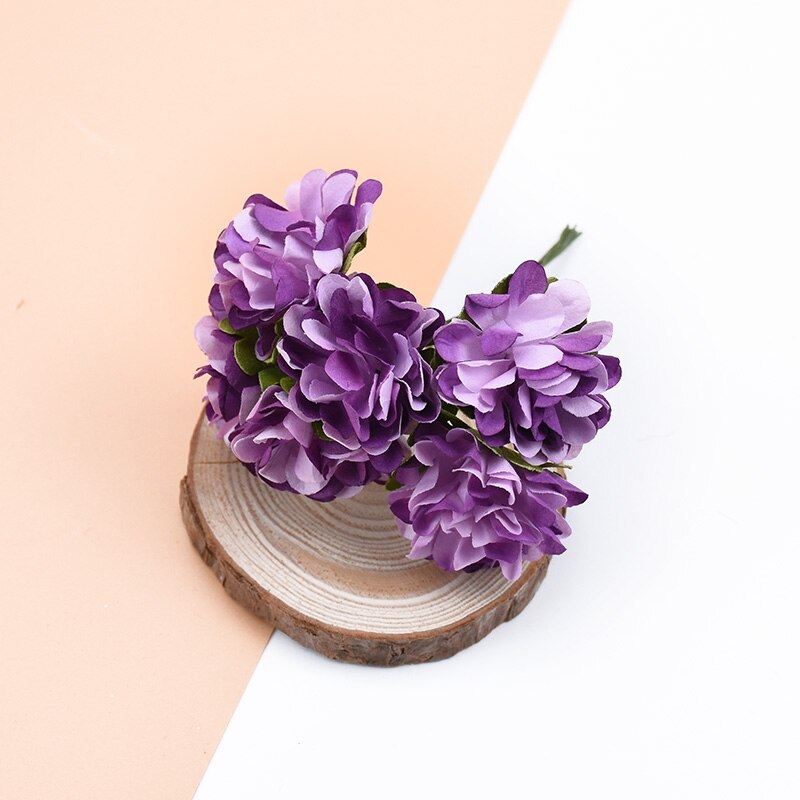 12 Branches De Lavande Artificielle Floquée - 36 Cm, Décor Sans Entretien Pour Maison, Mariage, DIY