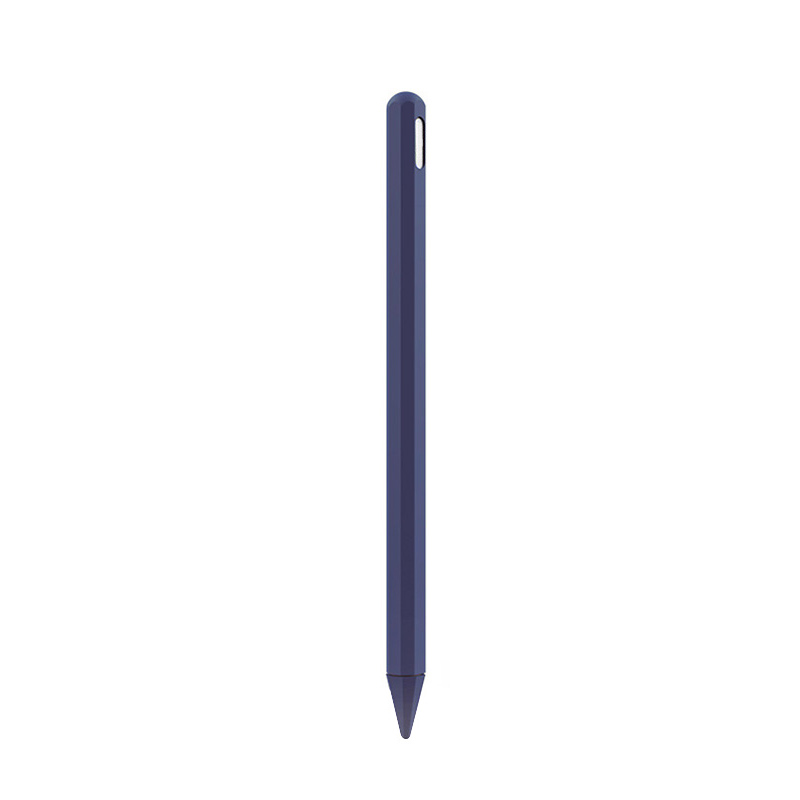 Pen Nib Protector Silicone Sleeve Grip Skin Cover Holder for Apple Pencil 2 SUB: Blue