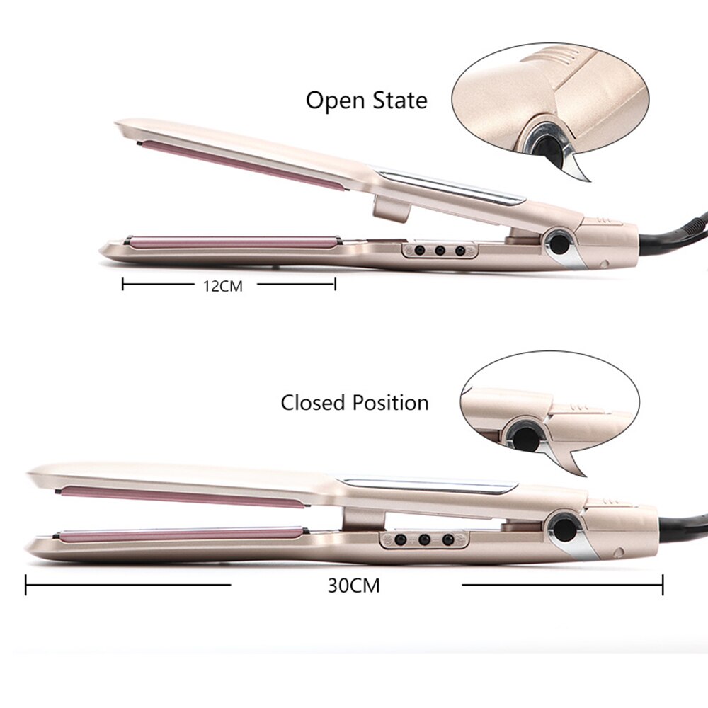 Infrared Hair Iron Straightener Flat Irons Ceramic Hair Straightening LCD Strightner Hair Salon Stying Tool