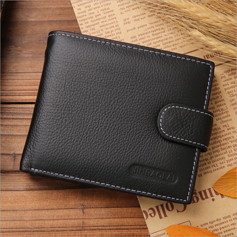 Mode Au Voorraad Mannen Leather Slim Wallet Id Credit Card Houder Portemonnee