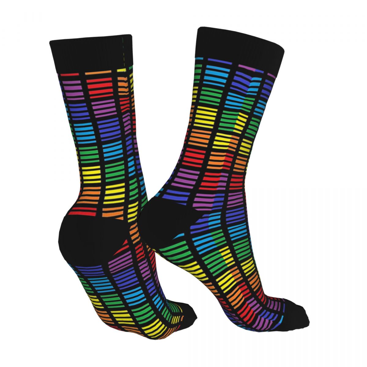 per uomo calze quadrate arcobaleno calze spesse a – Grandado