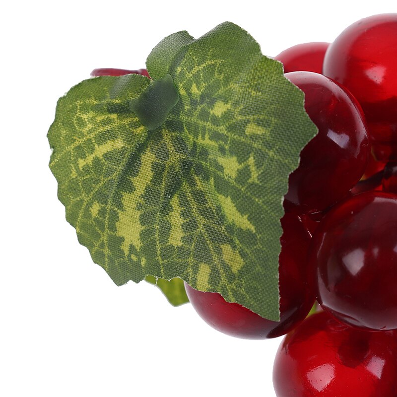 1pcs Real Touch Artificial Fruit Grapes Plastic Home Garden Wedding Party Decoration