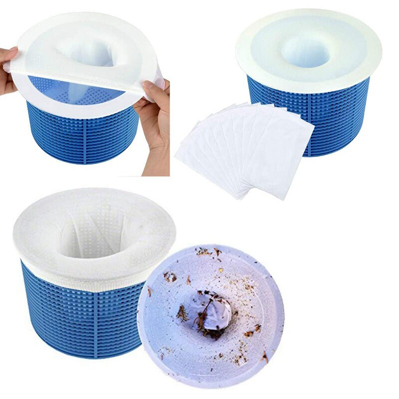 40Pcs Zwembad Skimmer Sokken Zwembad Filter Savers Sokken Voor Filters Skimmers Reinigt Puin