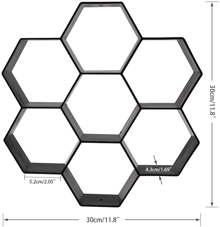 Hage fortau form diy sti lage manuelt asfaltering sement murstein verktøy stepping stein blokk fortau bygninger sti maker form