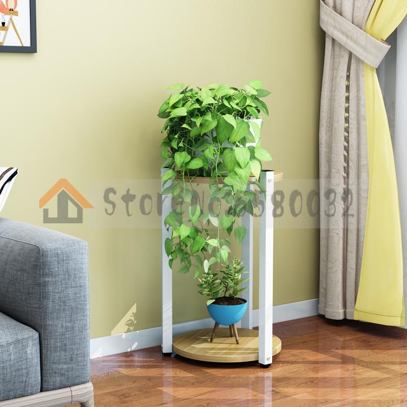 Multi-layer flower stand interior decoration space balcony flower stand wrought iron living room flower pot rack small flower: VIP 3