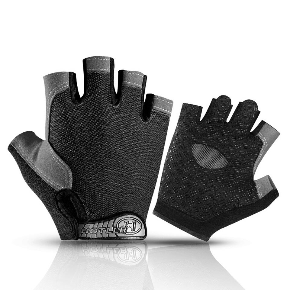 Cycling Anti-slip Anti-sweat Men Women Half Finger Gloves Breathable Anti-shock Sports Gloves MTB Bike Bicycle Glove