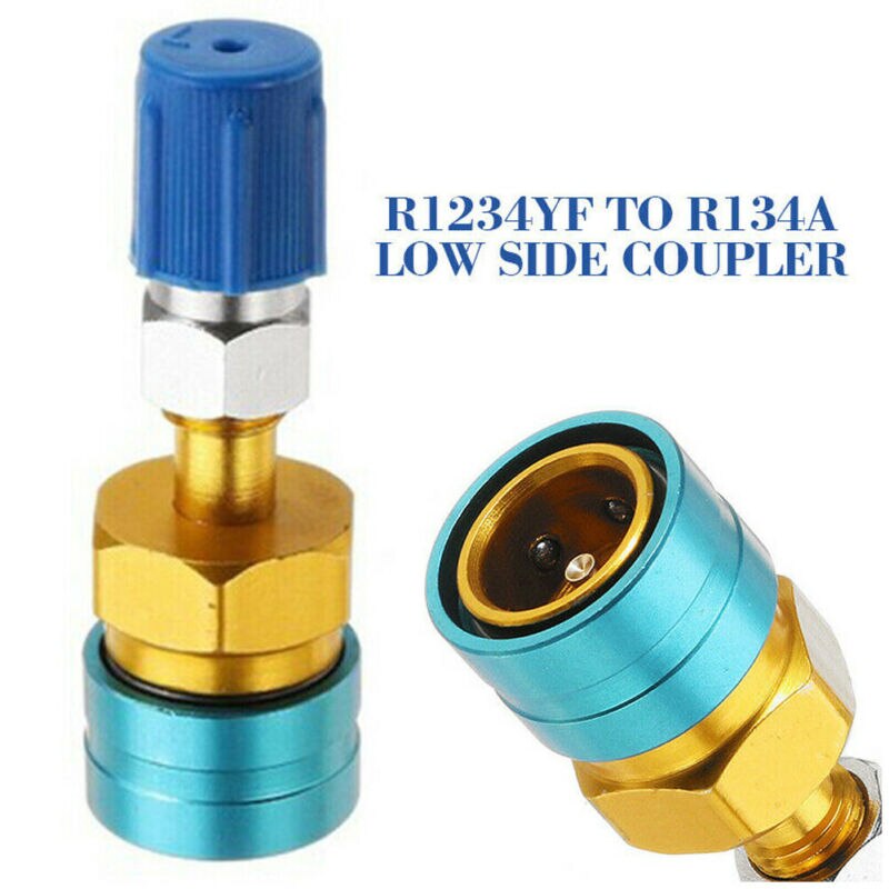 1Pcs Brand CDIY R1234YF To R134A Connector Low Side Adaptor Straight Quick Coupler Connector