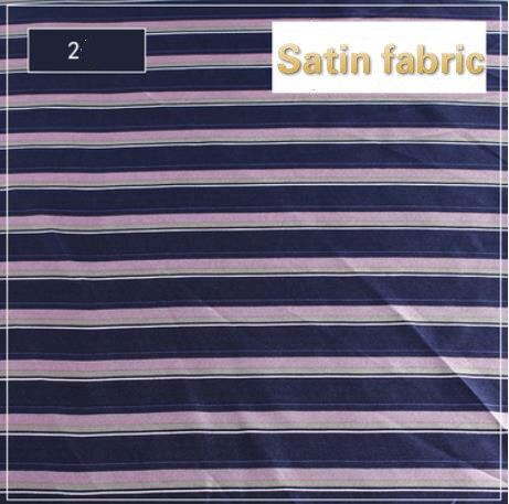 150cm satin stof tryk retro britisk stil stribet satin stof tøj taske foring stof tørklæder tørklæde gør-det-selv klud: 2