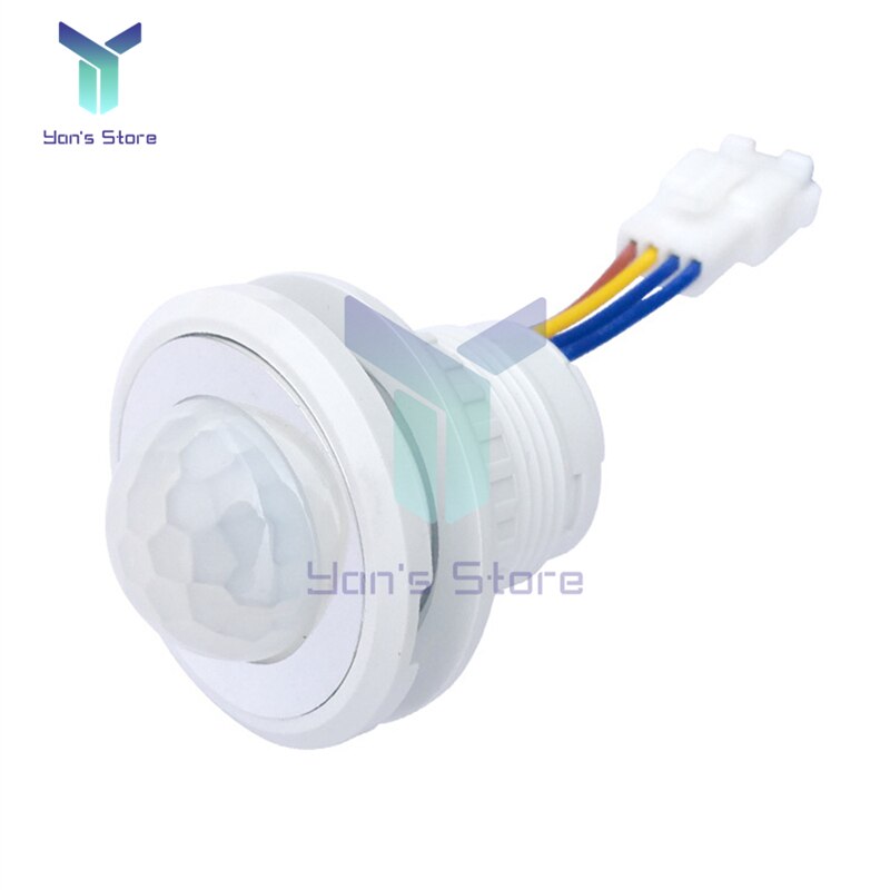 Mini Embedded Human Infrared Smart Sensor Switch Adjustable Delay Infrared Motion Detection Automatic Sensor Light Switch