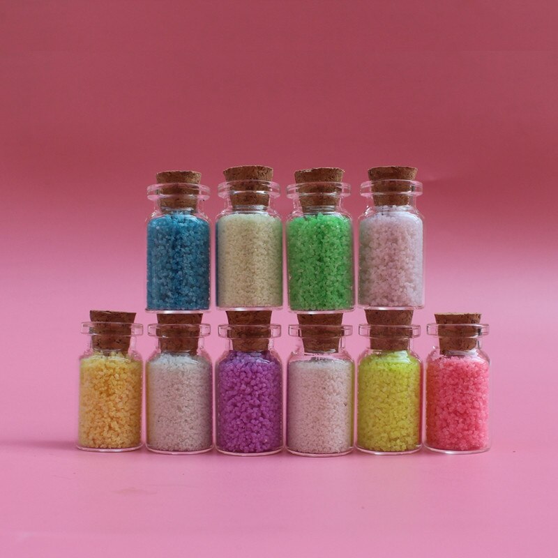 10g Lichtgevende Zand Glow In The Dark Top Party DIY Heldere Verf Star Wens Fles Fluorescerende Deeltjes Speelgoed