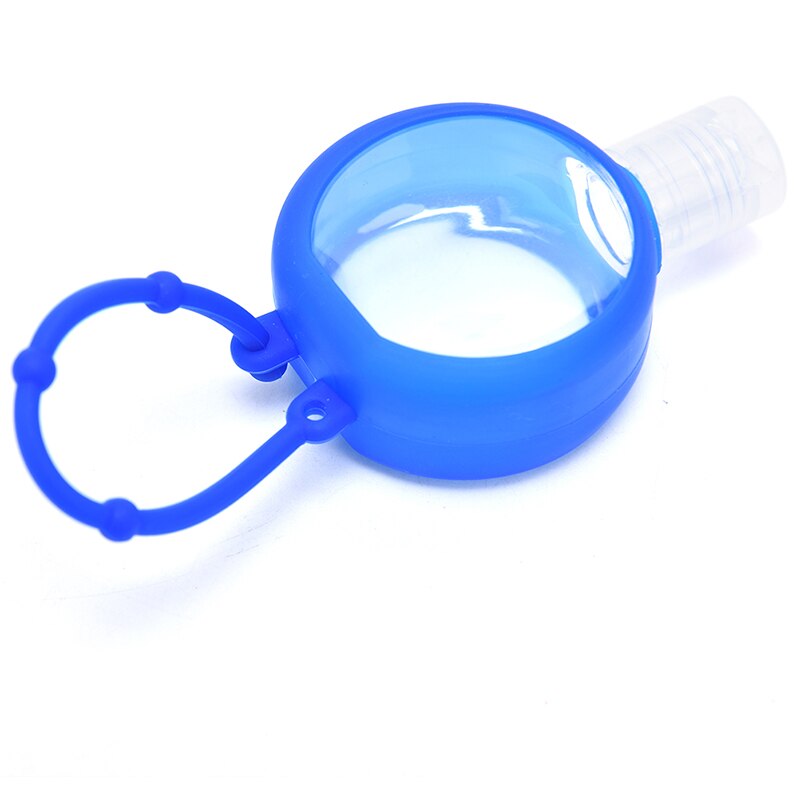 30ml Silicone Mini Hand Sanitizer Holder Travel Portable Safe Gel Holder Hangable Liquid Soap Dispenser Containers