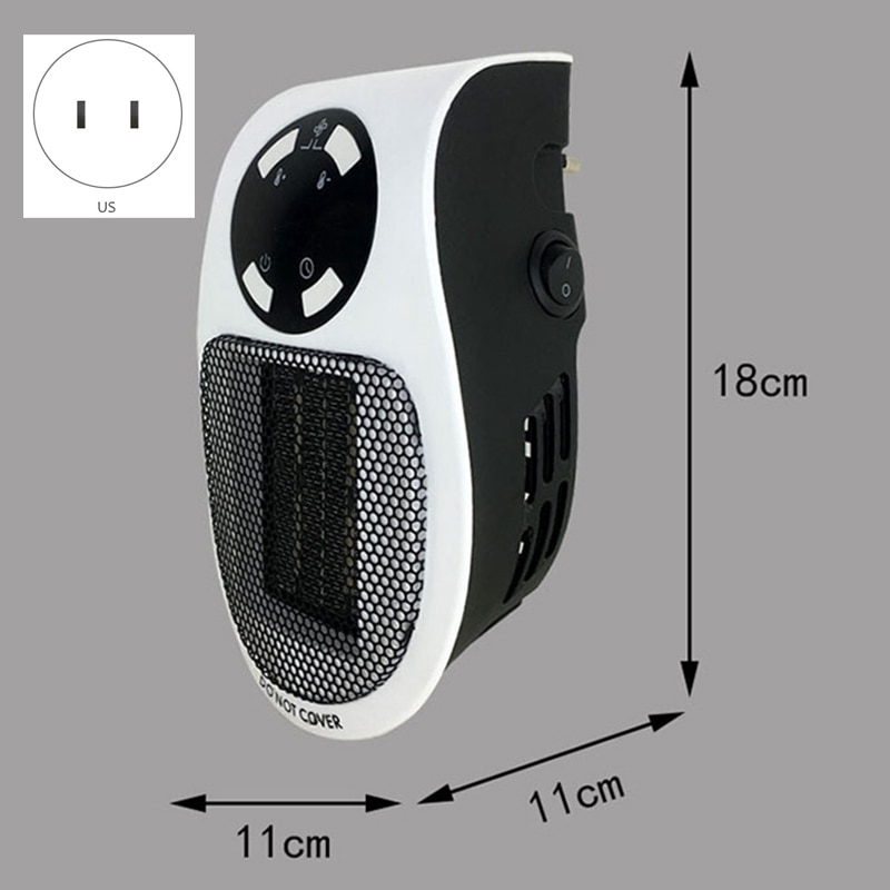 22%, fjernbetjening elektrisk praktisk varmelegeme 10a 220v 500w hurtig opvarmning mini desktop væg komfur radiator varmere maskine