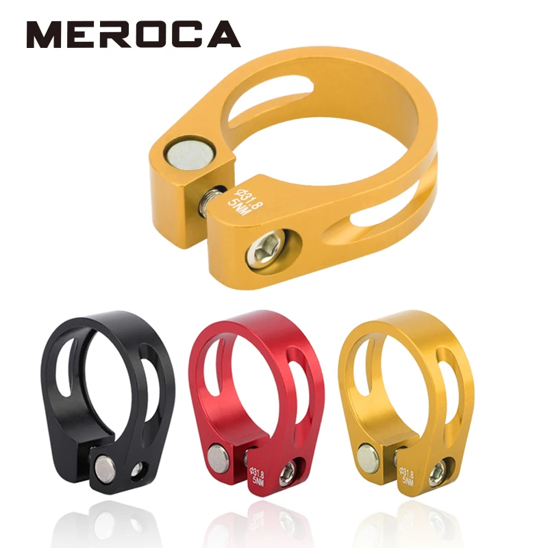 Meroca pince de Support de selle de vélo en alliage d'aluminium 31.8/34.9 Mm pince de Tube de selle pinces de Tube de selle de VTT