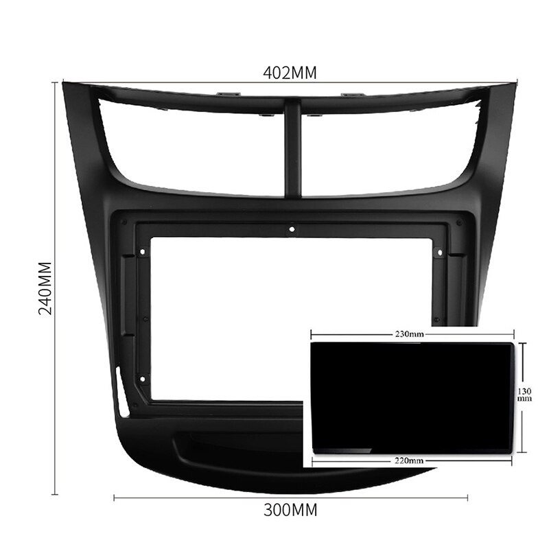 Special 9Inch Car Radio Fascia Frame Dash Panel for Chevrolet Sail Head Unit Car Refitting Stereo