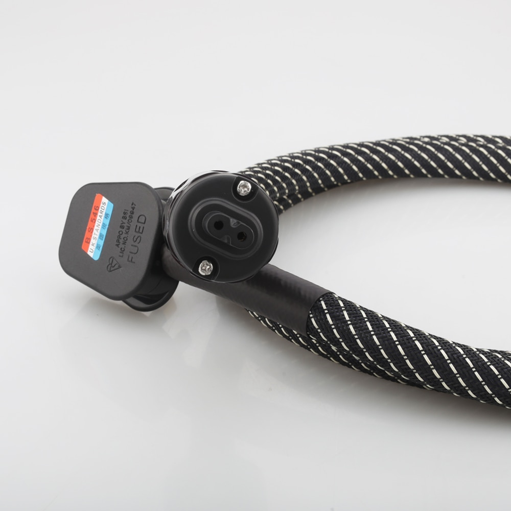 P101 UK Power cable with C7 IEC figure 8 IEC UK Power cable HIFI UK power cable HIFI UK Power Cable UK Mains Lead