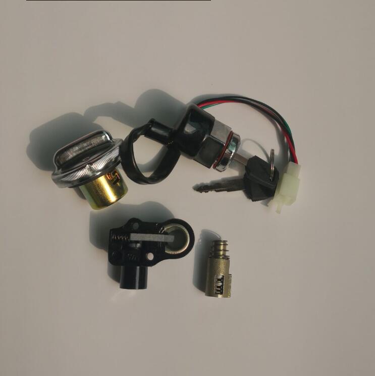DAX kit de verrouillage kit complet | Inclus, clé d'allumage, clé de casque, clé de casque