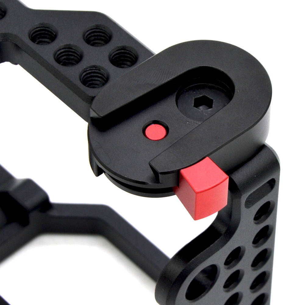 Mini Field Monitor Quick Release Plate for LCD Monitor Magic Arm LED Light Camera Camcorder Rig DU55