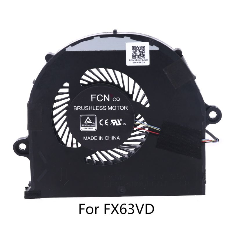 Laptop Cpu Koelventilator Voor Rog Strix FX63 FX63VM FZ63VM DFS541105FC0T-FK 6P