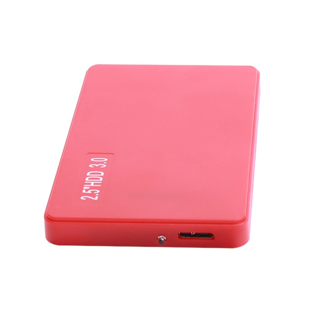 Boîtier pour disque dur externe usb 3.0, 2.5 disques durs sata et ssd, supportant 8tb 6 /s pour ordinateur de jeu, ordinateur portable, ordinateur de bureau, accessoires: Rouge