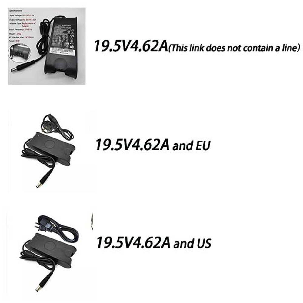 Dell Latitude E6320 E6330 E6400 E6430 E6410 E6420 E5440 E6520 D620 D630 E6530 Laptop Adapter 19.5V 4.62A Power Supply Charger