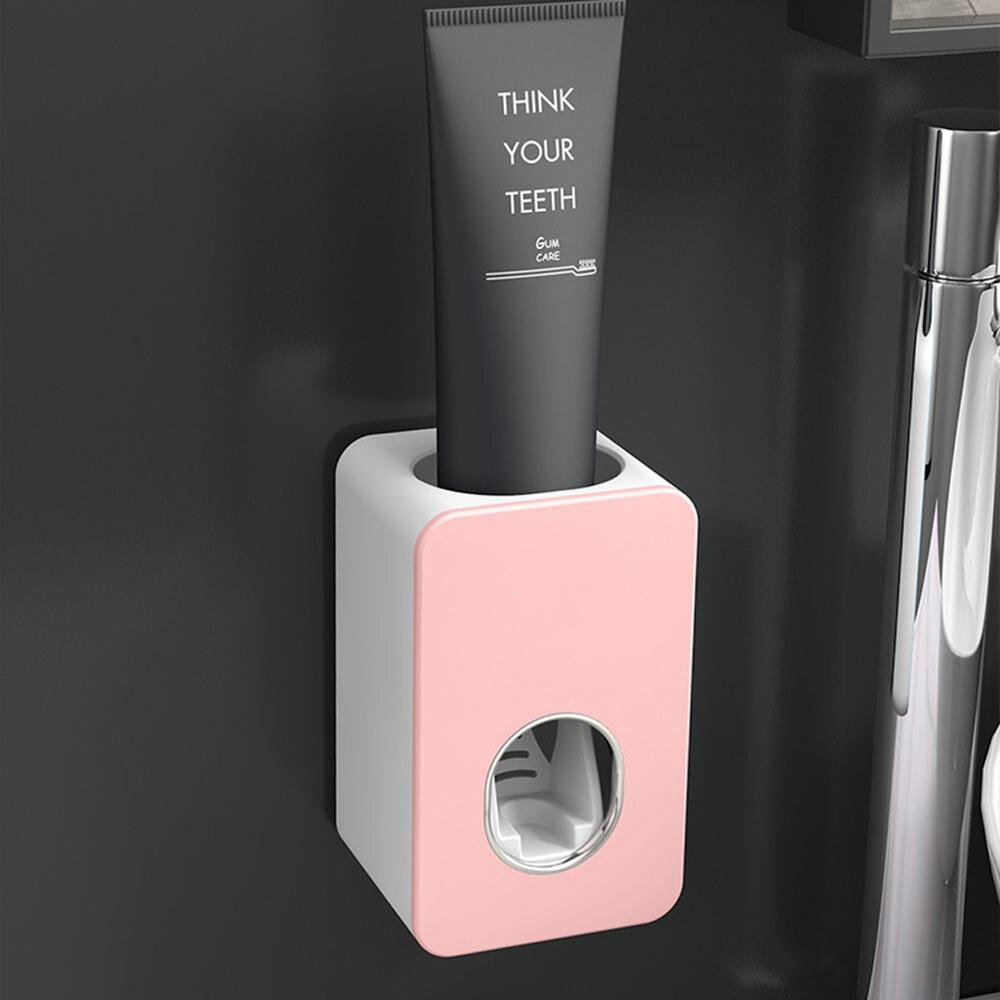 Dispensador automático de pasta de dientes, exprimidor de pasta dental, soporte de montaje en pared, extrusión, accesorios de baño