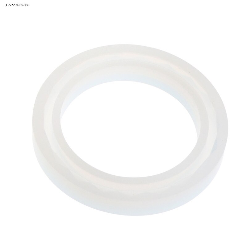 JAVRICK-molde redondo de silicona para pulseras, brazalete de resina para DIY, herramientas de molde de fundición de joyería: 62S