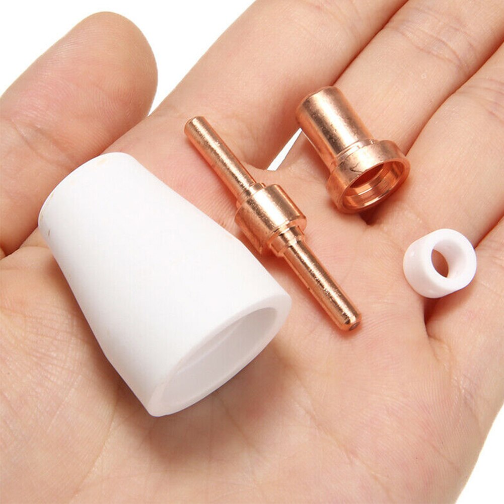 65Pcs Air Plasma Snijden Tips Voor Cut-40 Cut-50 Wervelende Ringen Elektrode Shield Cups LG-40 PT-31 cutter Verbruiksartikelen