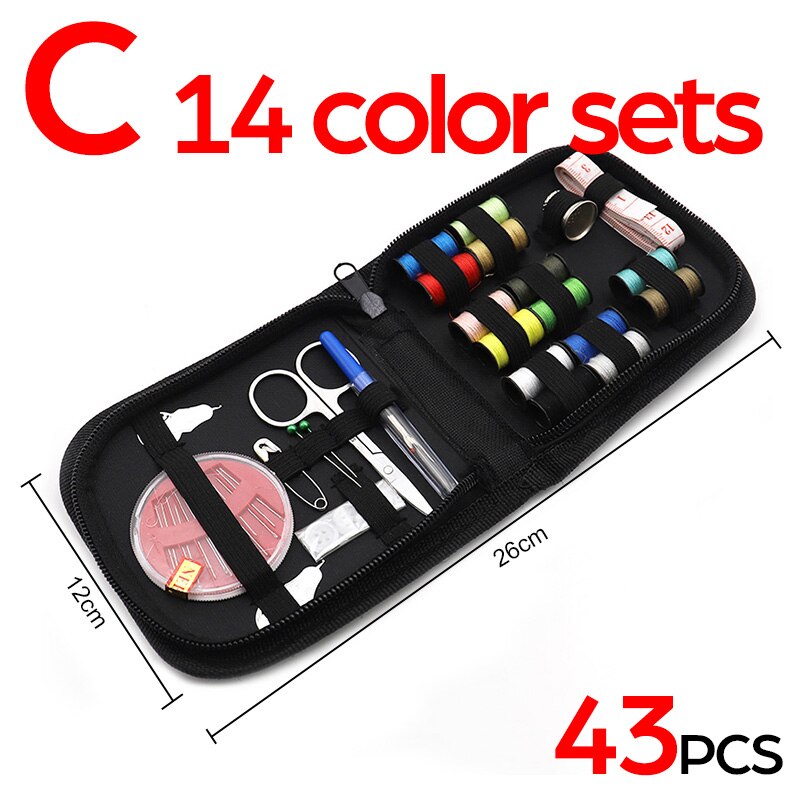 Kits de costura DIY, caja de costura multifunción, conjunto para acolchado a mano, costura, hilo de bordar, accesorios de costura, Kits de costura