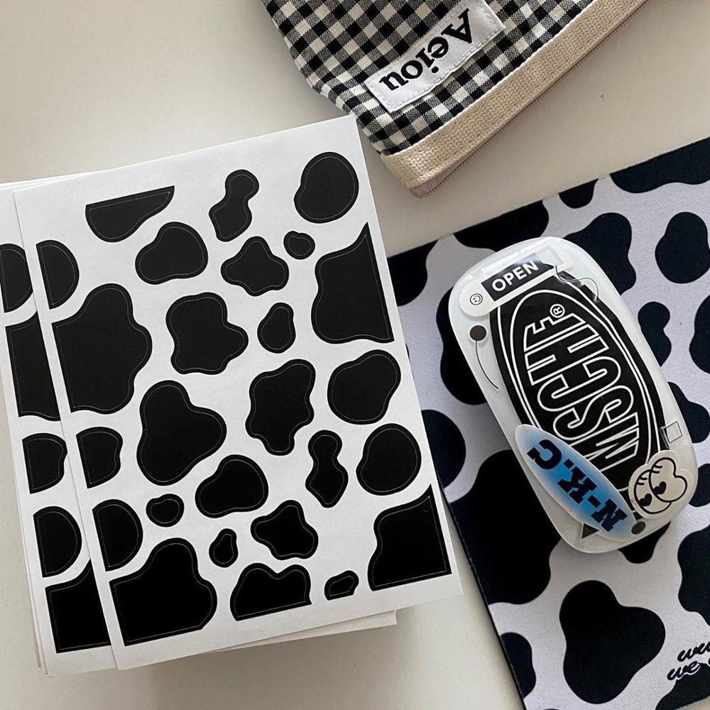 Cute Cow Pattern Waterproof Sticker DIY scrapbook diary happy plan sealing decoration sticker