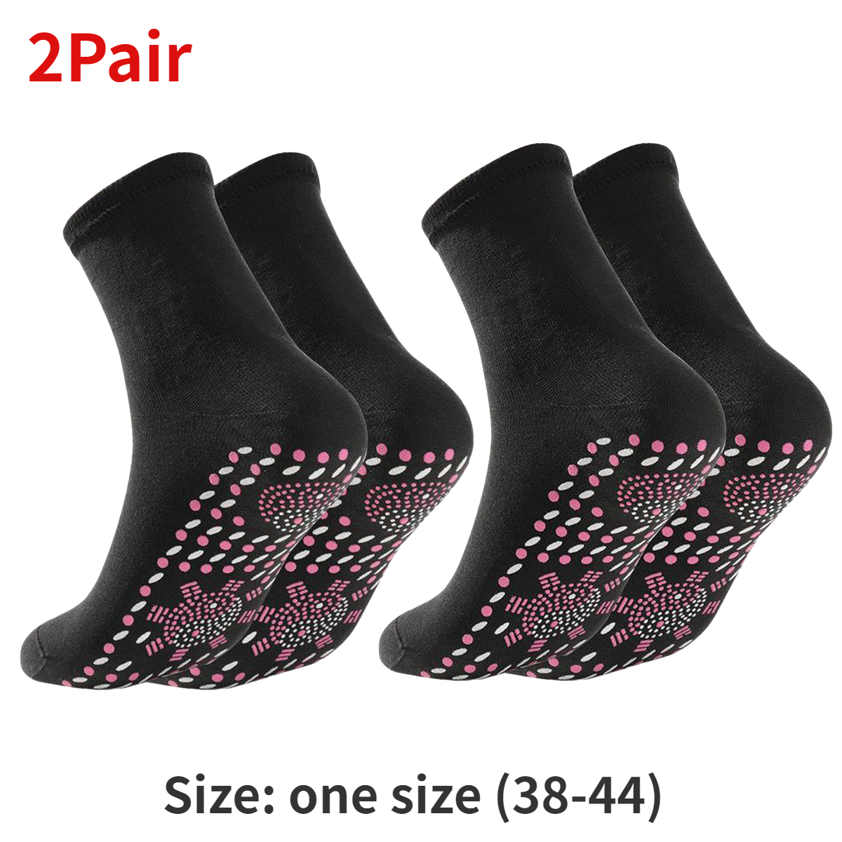1/2 paar Selbst-heizung Socken Winter Thermische Beheizten Socken Weiche Elastische Verdicken Anti-Unterhose Socken Für frauen Männer Skifahren Fuß Wärmer: Lila