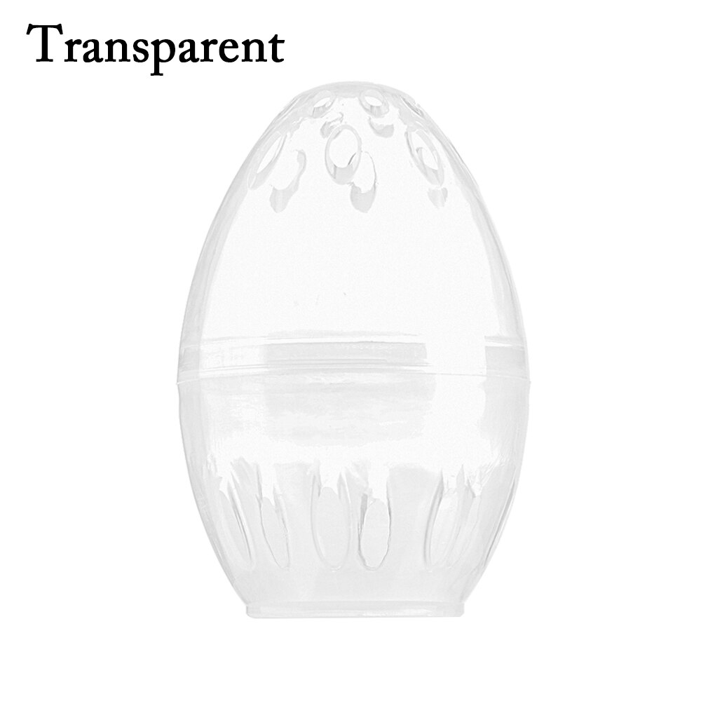 1pcs Sponge Stand Storage Case Makeup Puff Holder Empty Cosmetic Egg Shaped Rack Transparent Makeup Puffs Drying Box: product2-transparent