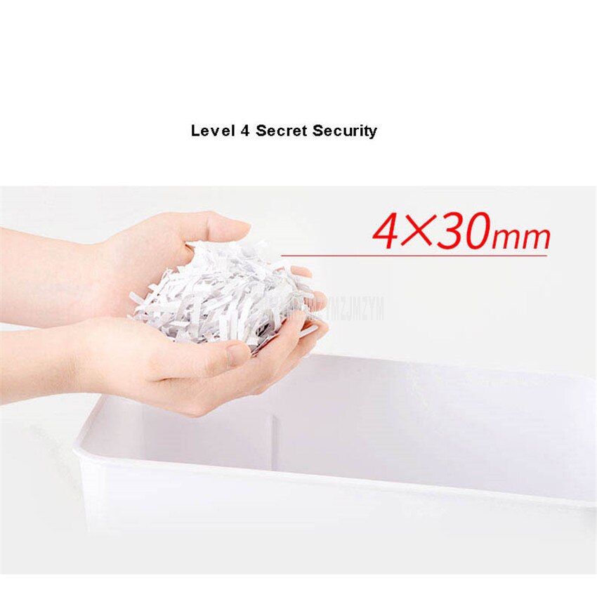 7L Capacity A4 Size Office Home Automatic Electric Paper Shredder 4x30mm Electric File Paper Crush Shredder 220V 200W 9938#