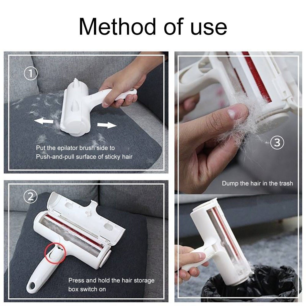 Pet Hair Remover Roller Hond Kat Haar Borstel Verwijderen Hond Kat Haar Van Meubels Tapijten Kleding Zelfreinigende lint