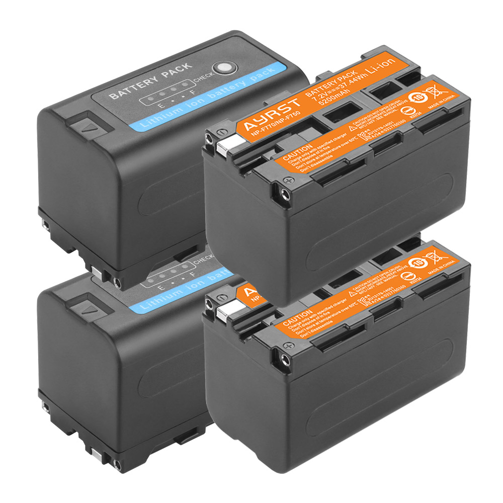 5200- mah-akku mit led-anzeige für sony np f970 f960 f550 f570 qm91d ccd -rv100  f750 np f770 np-f750 led-usb-ladegerät