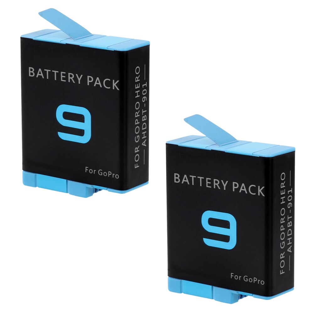 Cargador de batería para GoPro Hero 10 9, accesorios para Go Pro Hero 9 Black Battary, Cable de carga de doble puerto de 1720mAh: DD2051-2