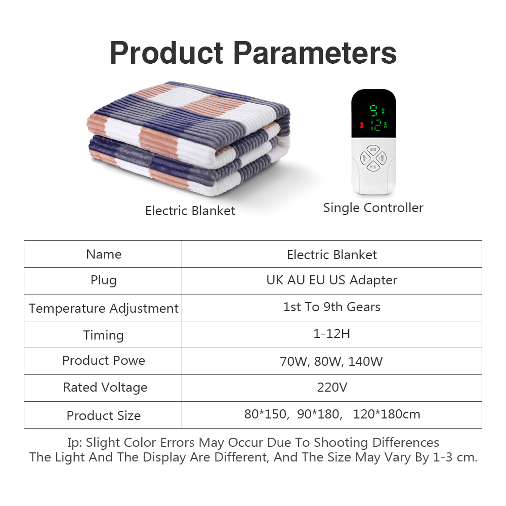 Elektrisk laken oppvarmet 220 tepper oppvarmet elektrisk laken varmenivåer sherpa varmetepper til hjemmet stue puter