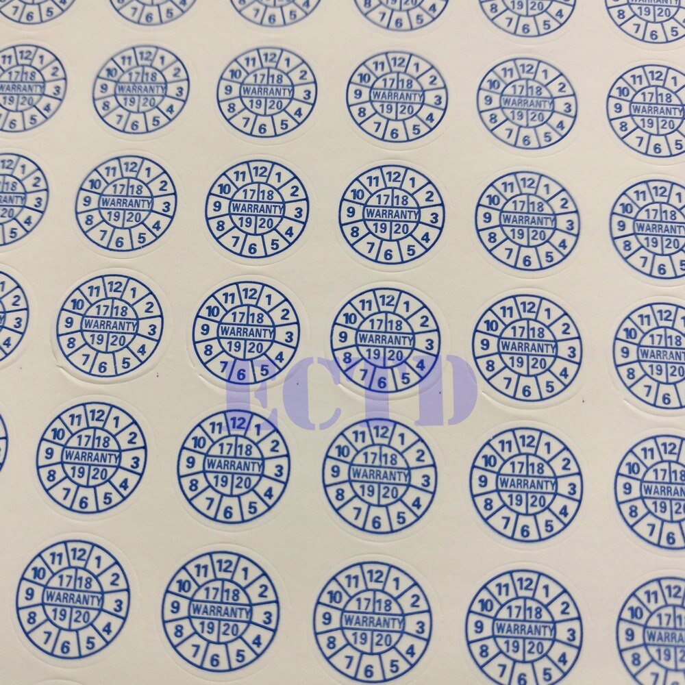 Sceau de sécurité autocollant, étiquette de sécurité, rond, 600x10mm, couleur rouge, bleue, Fragile, 2022, 2023, 2024, 2025