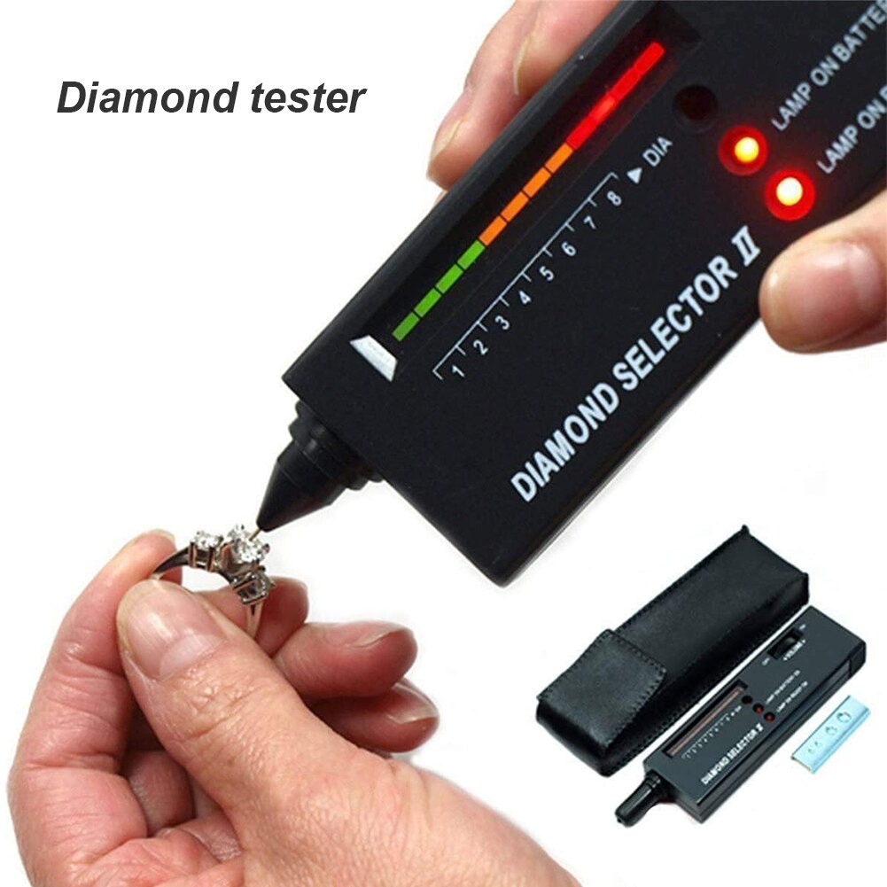 Diamond Gems Tester Pen Draagbare Gemstone Selector Tool Led Indicator Nauwkeurige Betrouwbare Sieraden Gem Tester Test Tool Beginnende