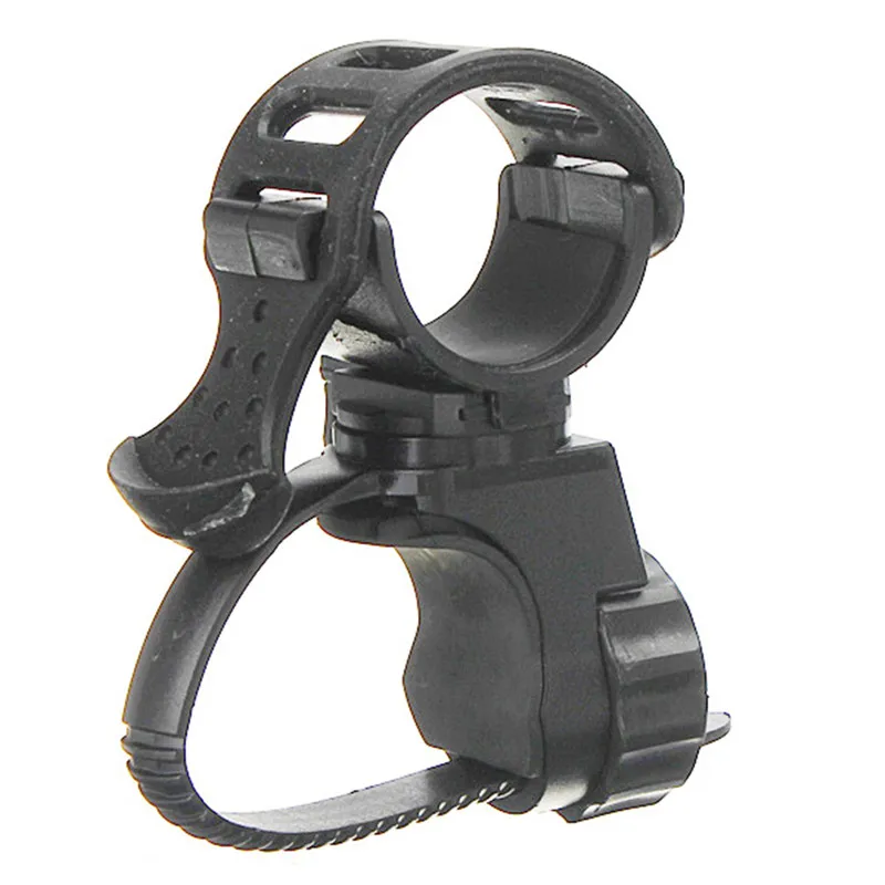 Fahrrad-Taschenlampenhalterung 360° ° Verstellbare Gummibänder für Fahrrad, Fahrrad, Vordertaschenlampe, LED-Scheinwerferklemme, Clip-Halterung