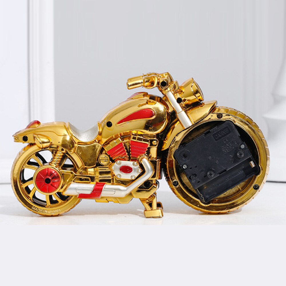 moto moto motif réveil bureau horloge créative maison anniversaire Cool horloge