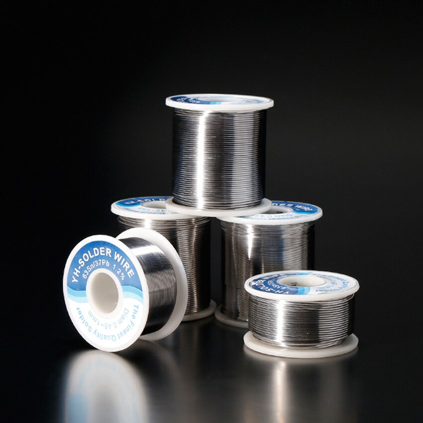 Yihua lödtråd kolofoniumkärna tenn bly lödtenn trådrulle med flussmedel 0.4mm 0.5mm 0.6mm 0.8mm 1mm svetslödtrådar rulle