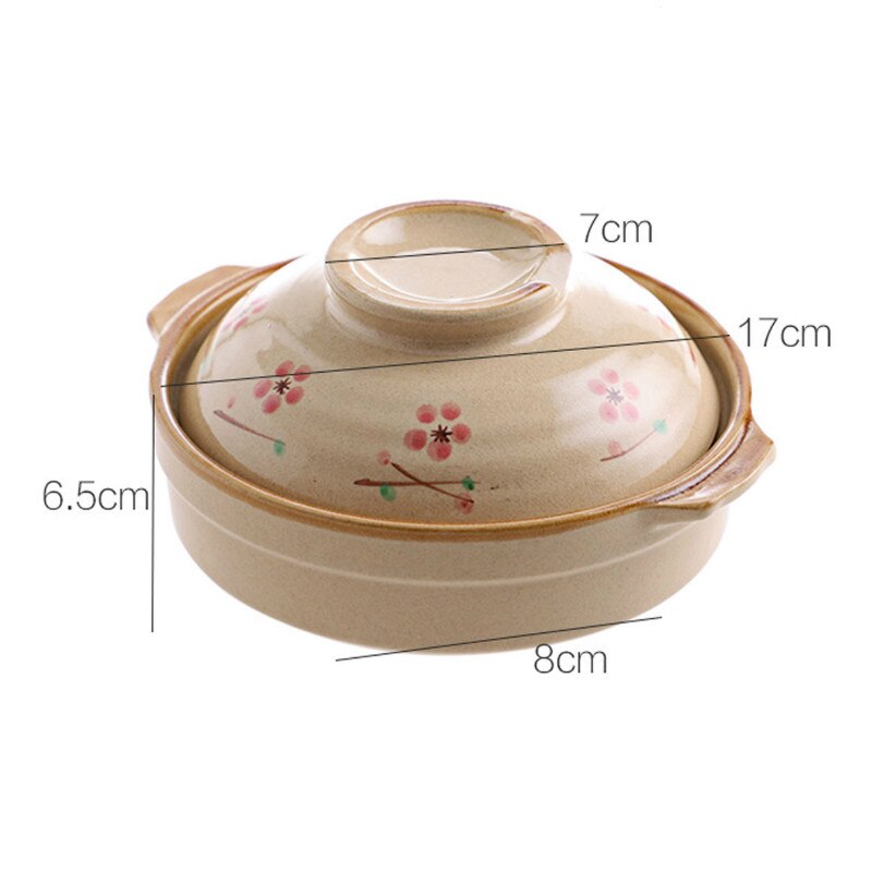 Soup Pot Crock Pot Casserole Ceramic Saucepan Soup Pot High Temperature Resistant Cooking Pan for Gas Stove cooker