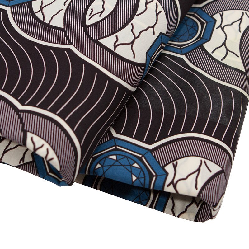 Afrikaanse Stof Van Ankara Wax Stof Voor Jurken 100% Katoen Stof Tissu Wax Africain 6 Yards